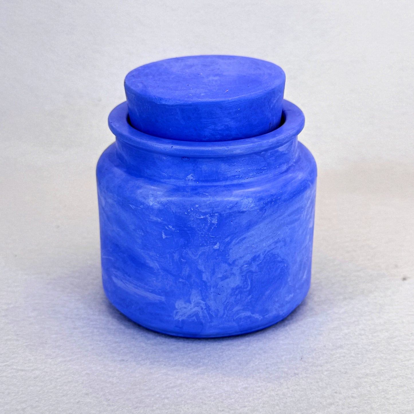AZUL ELÉCTRICO - Vela Estándar con Tapa (90g)