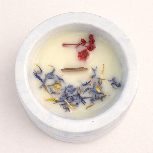 Vela artesanal de soja hecha a mano (90 g)