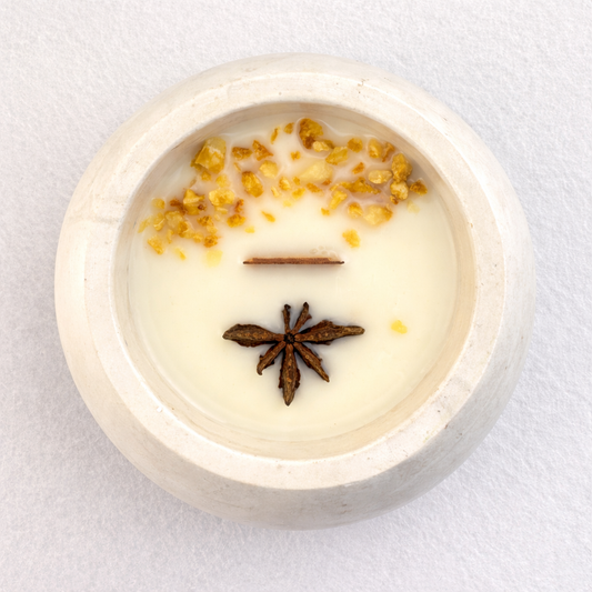 Vela artesanal de soja aromática (120 g)