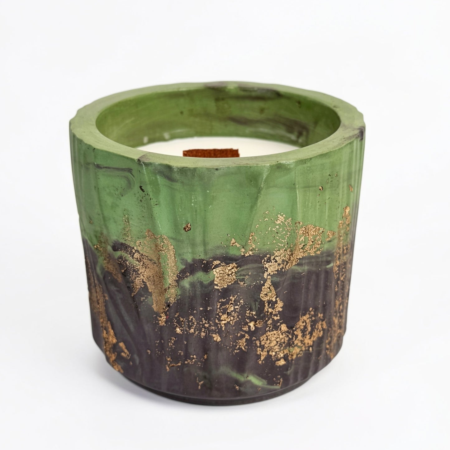 Vela artesanal de tarta de manzana – dulce / especiado (90 g)