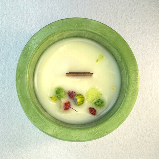 VERDE PASTEL - Vela Estándar con Tapa (90g)