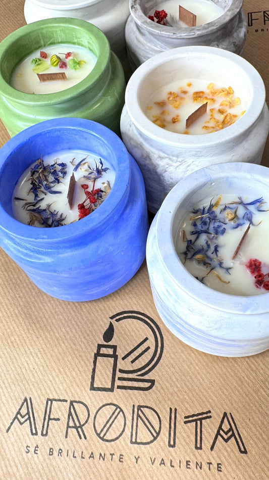 Luz con Tapa: velas artesanales de soja con tapa para el día a día