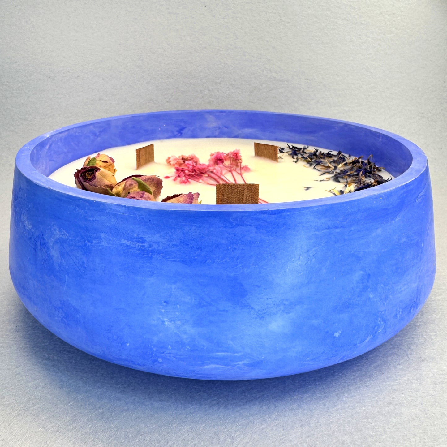AZUL ELÉCTRICO - Vela Grande Redonda (600g)