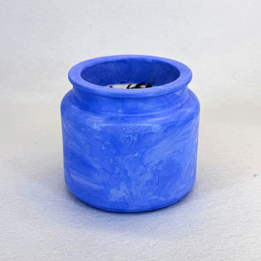 AZUL ELÉCTRICO - Vela Estándar con Tapa (90g)