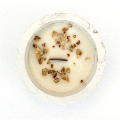 Vela artesanal de bergamota – fresco / cítrico (90 g)