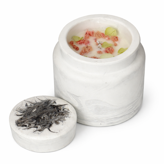 Vela artesanal de Flores de Diosa – floral / armonioso (90 g)