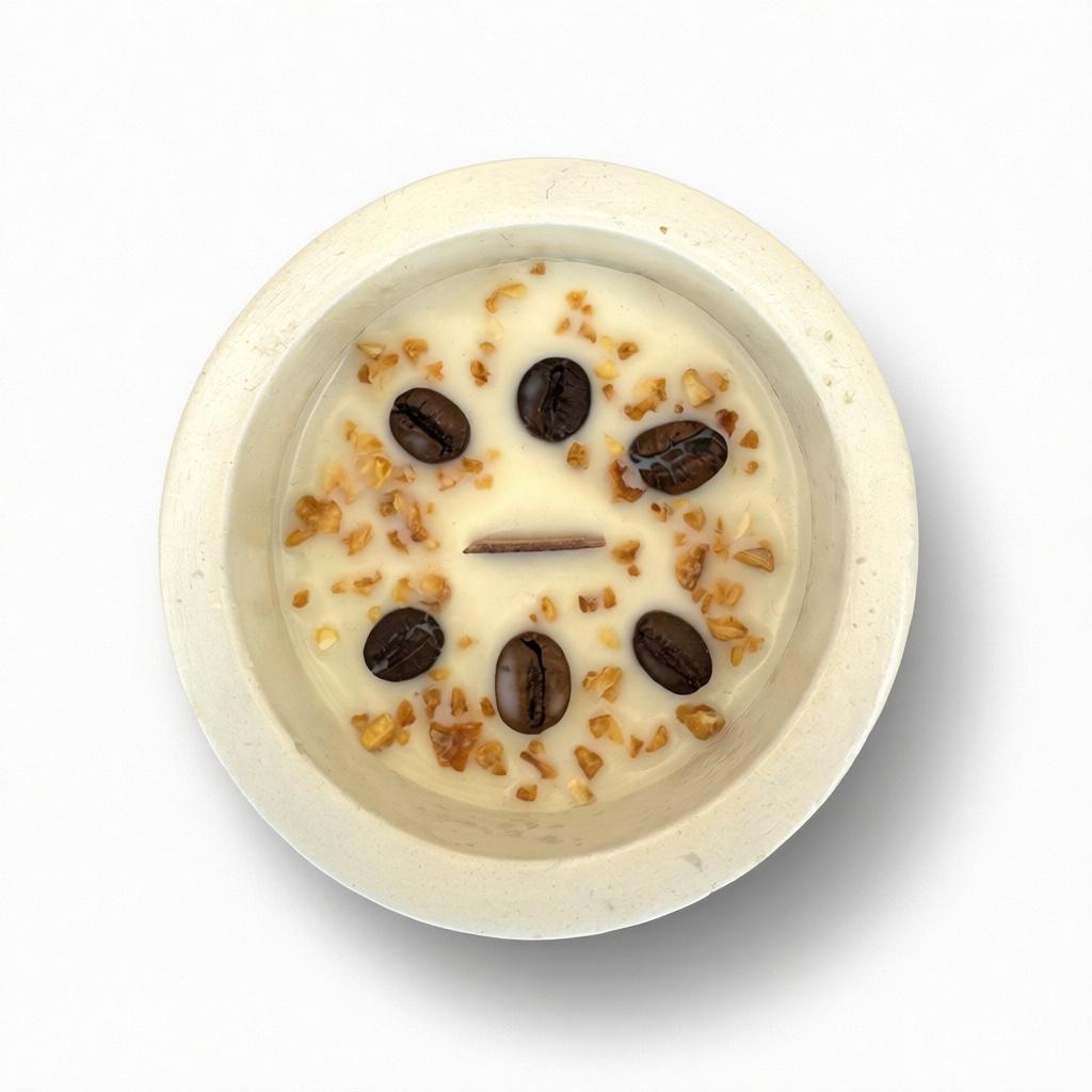 Vela artesanal de brownie de chocolate con notas cálidas de cacao (200 g)