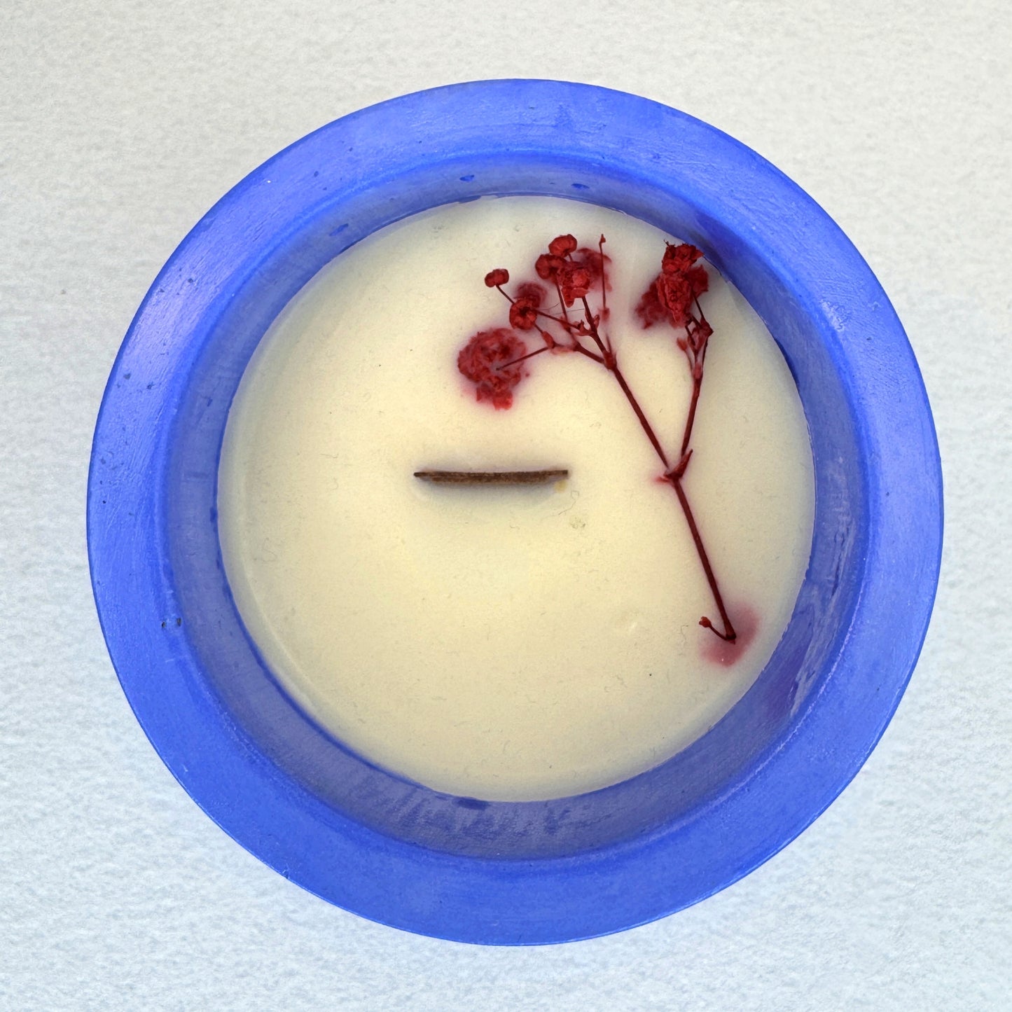 AZUL ELÉCTRICO - Vela Mediana (200g) - "Andalusian Jasmine"