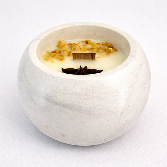 Vela artesanal de soja aromática (120 g)