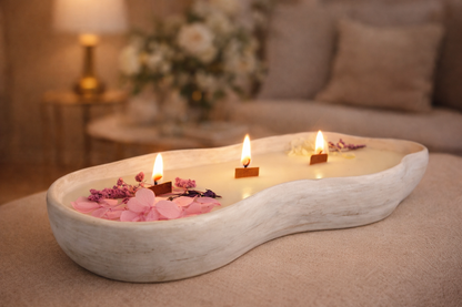 Vela artesanal de soja hecha a mano (400 g)