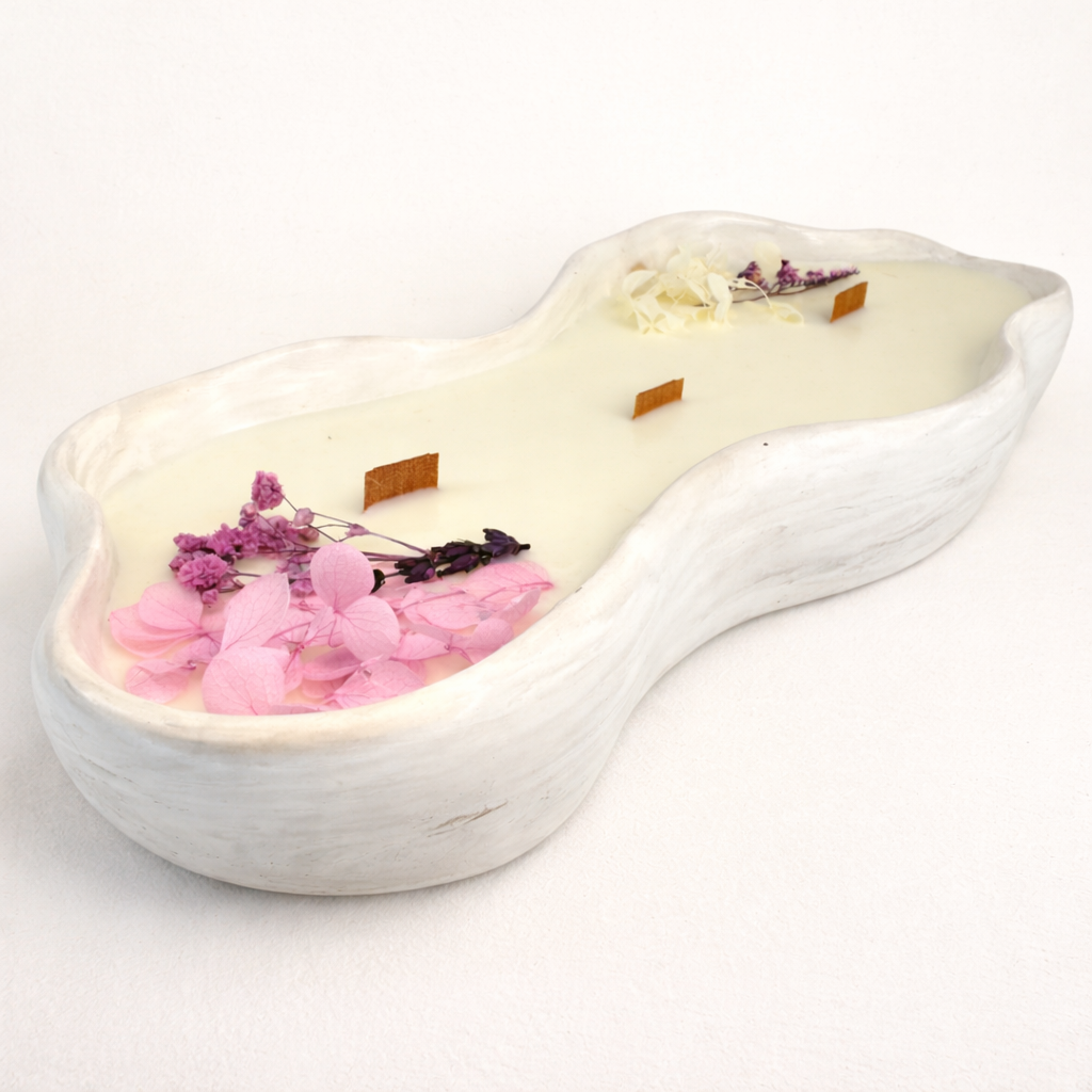 Vela artesanal de soja hecha a mano (400 g)