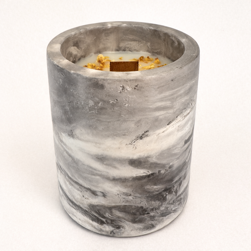 Vela artesanal de soja hecha a mano (200 g)