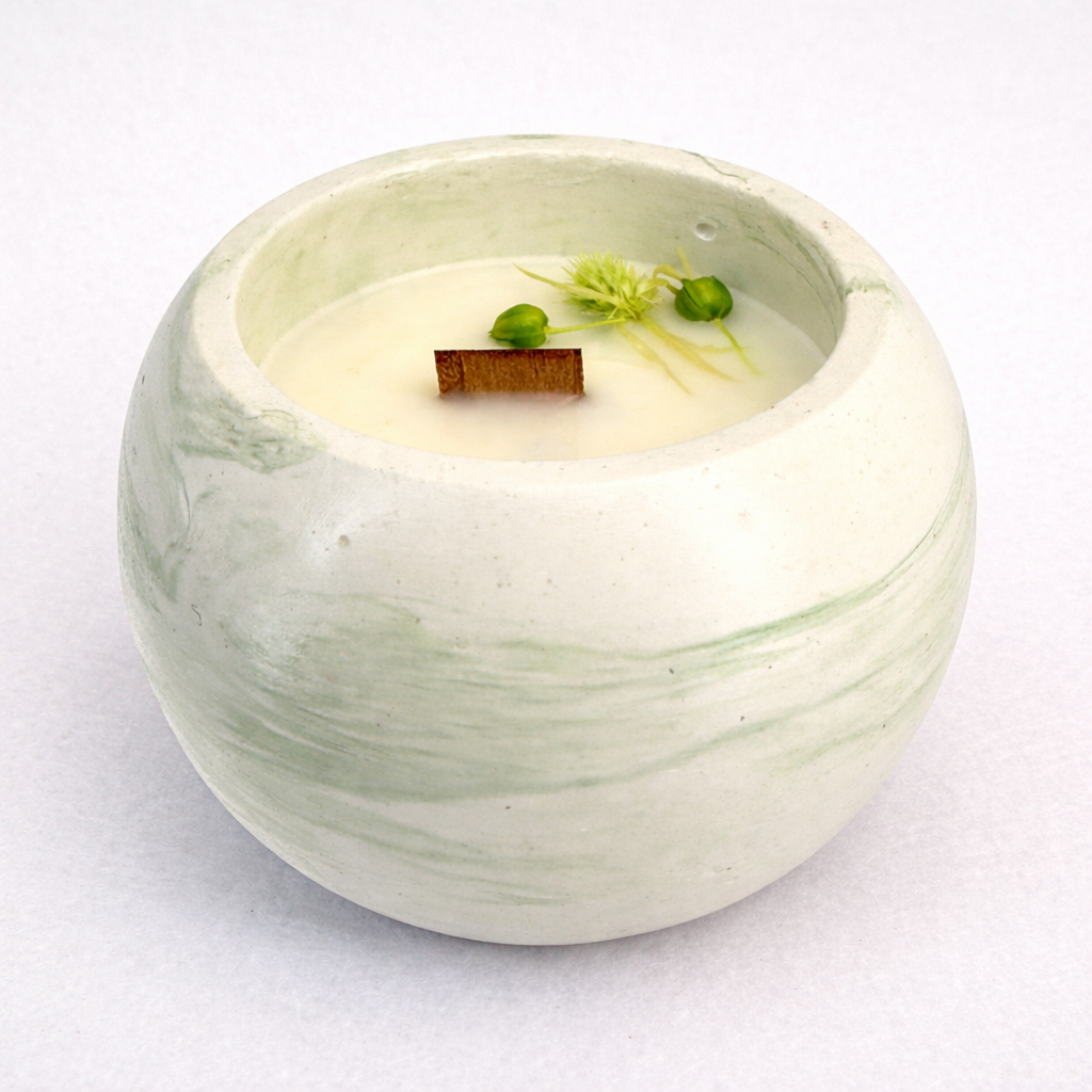 Vela artesanal de soja para el hogar (120 g)