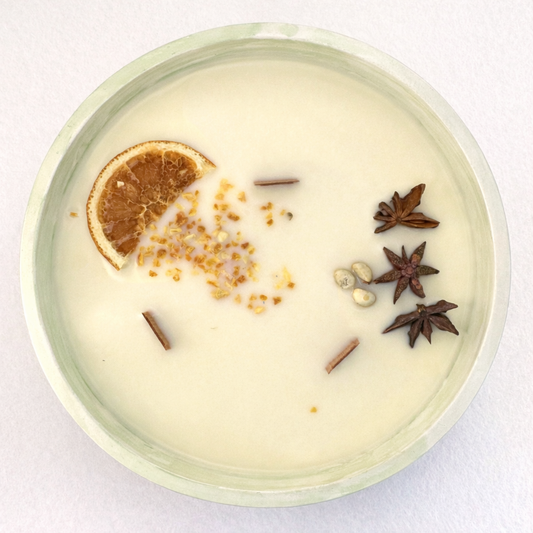 Vela artesanal de soja aromática (600 g)