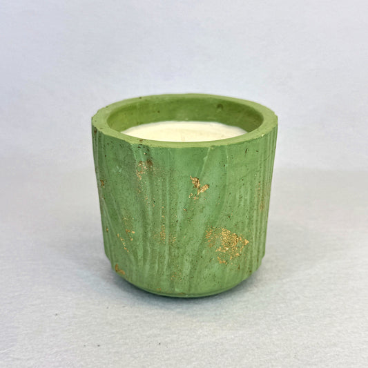 VERDE-ORO  – Vela Estándar (90g) - "Tarta de Manzana"